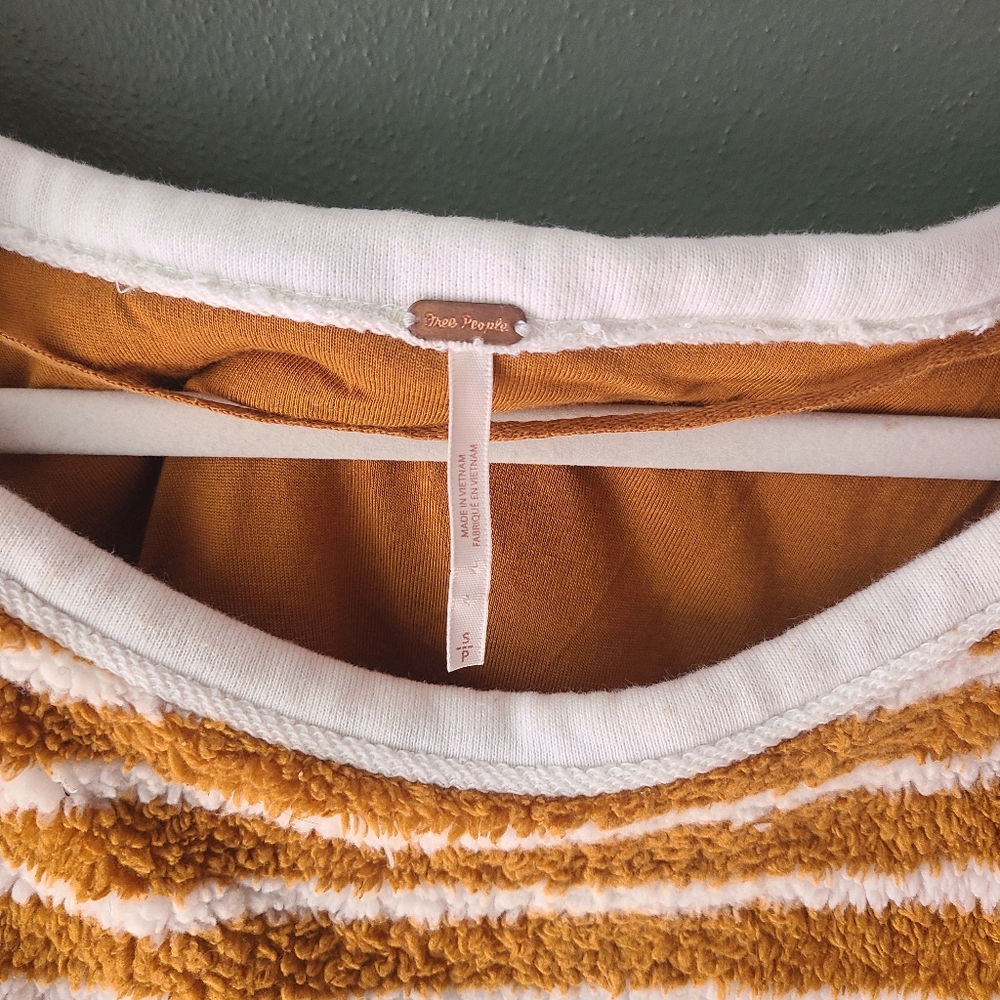 Free People Brenton Striped Pullover, Size Small - Picture 5 of 6